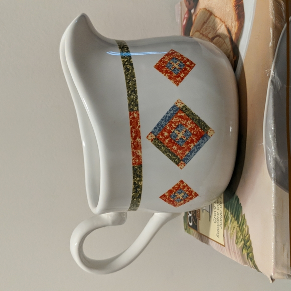 CORELL COORDINATES GRAVY BOAT SET SAND ART - Picture 4 of 7